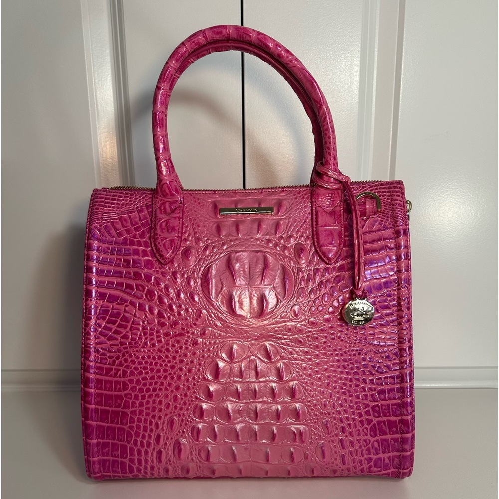 NWT Brahmin Caroline Hibiscus Ombre Melbourne. - Picture 1 of 7